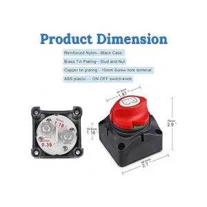 HMY Interruptor aislante de batería resistente al agua de_5