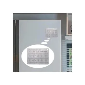1 unidad de cocina magnética de acero inoxidable.