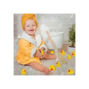 Cllayees Juego de 15 juguetes de baño de pato pato de_5