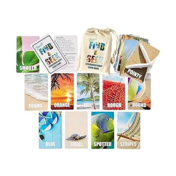 Hapinest Find and Seek Scavenger Hunt Juego de cartas_4