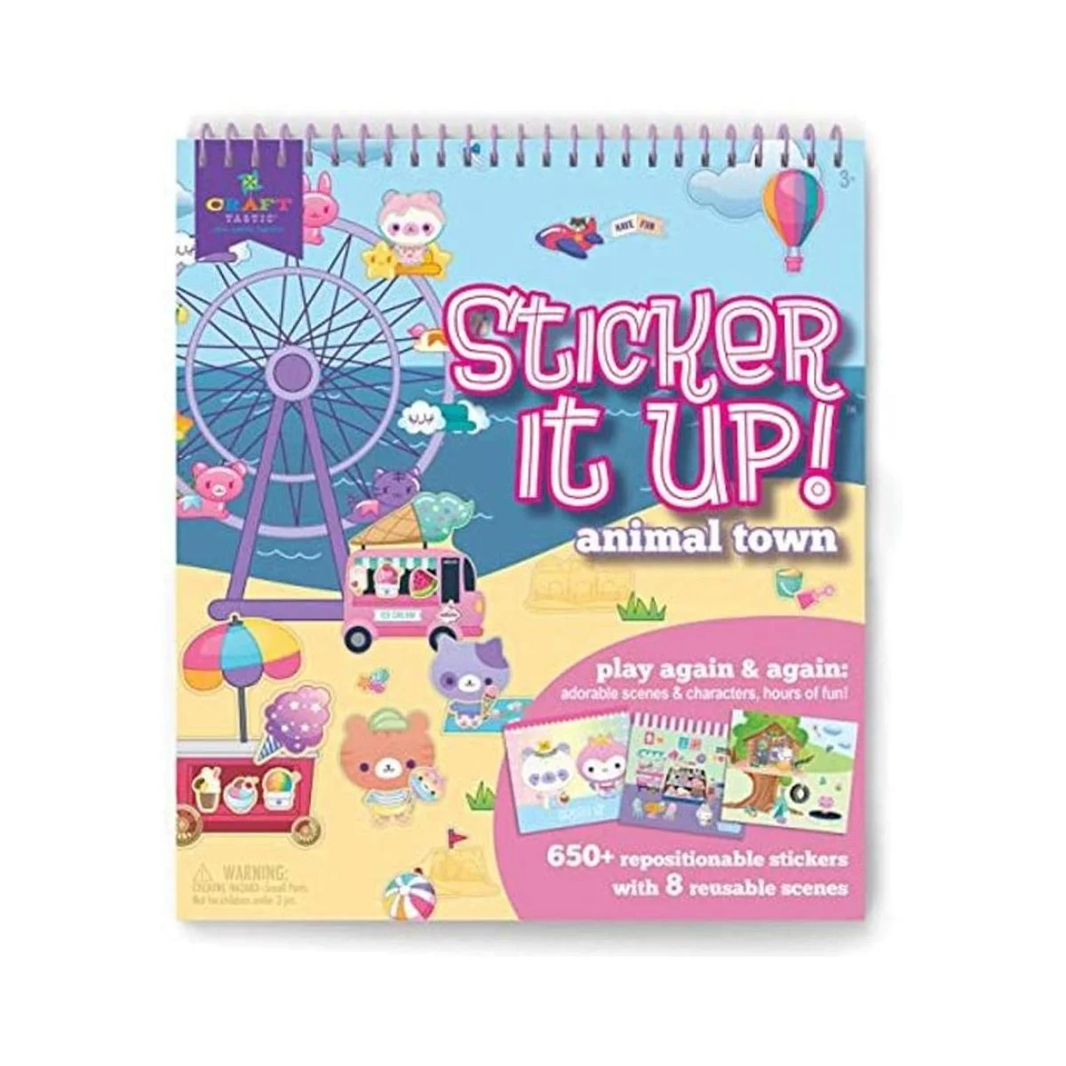 Crafttastic Pegatina Libro de calcomanías reutilizables_1