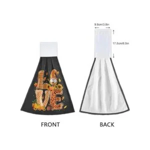 Boccsty Toallas de cocina colgantes de bulldog francés de