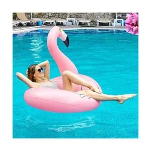 FindUWill 2 Pack 42 Inflatable Pool Floats Flamingo_5