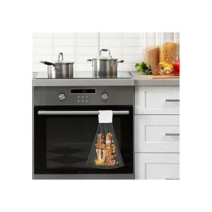 Boccsty Toallas de cocina colgantes de bulldog francés de