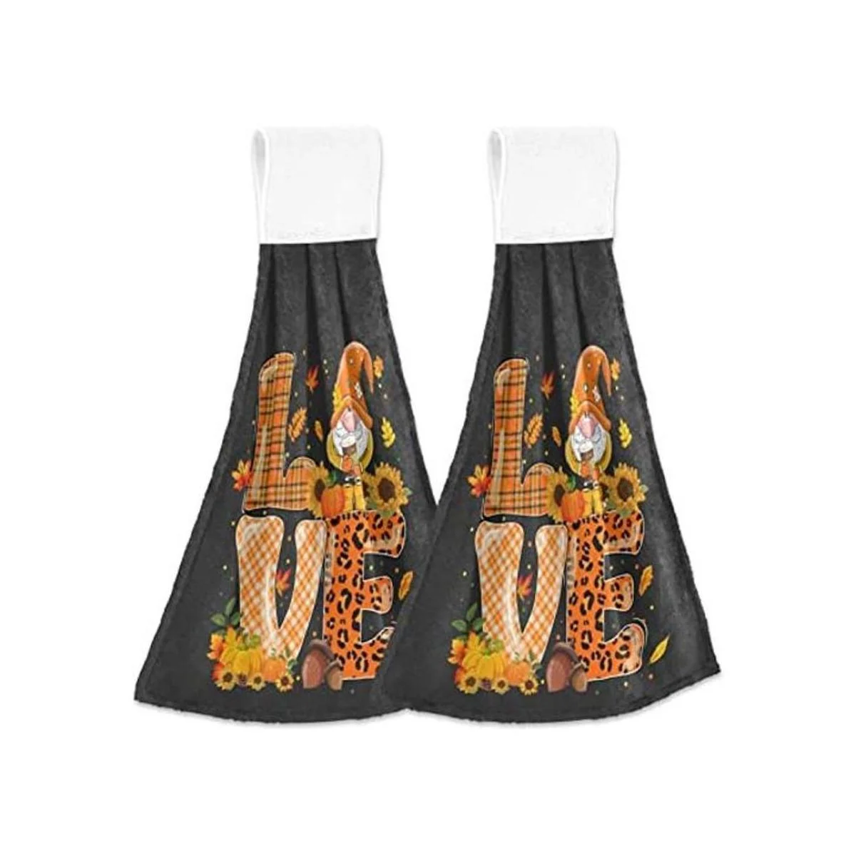 Boccsty Toallas de cocina colgantes de bulldog francés de