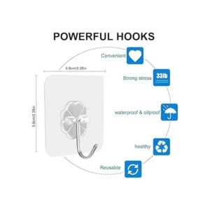 Ganchos de pared de 33 libras máx.33.1 lbs ganchos_3