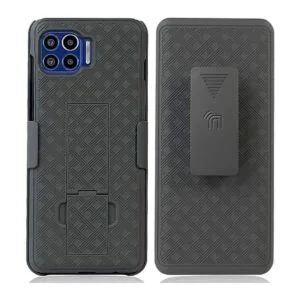 Funda con clip para Moto One 5G Nakedcellphone banda de_2