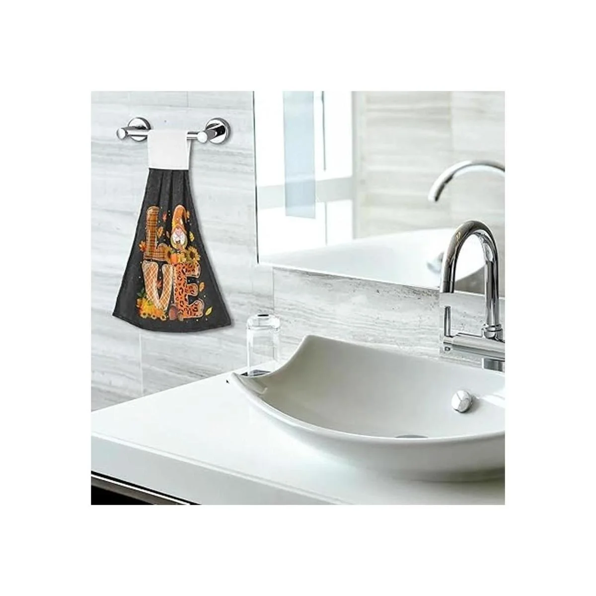 Boccsty Toallas de cocina colgantes de bulldog francés de