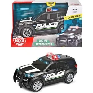 Dickie Toys Luz y sonido Ford policía interceptor_5