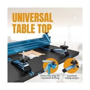 POWERTEC 71539 Mesa de prensa de taladro de 14 x 24