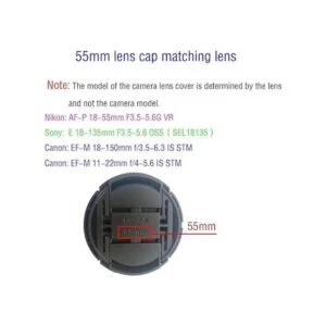 Tapa de lente de 2.165 in para Sony T E 0.630 2.756 in_4