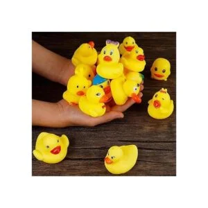 Cllayees Juego de 15 juguetes de baño de pato pato de_3