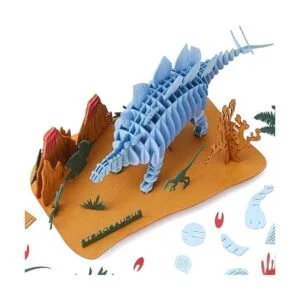 CUPUZ Rompecabezas de papel 3D 3 dinosaurios surtidos_2