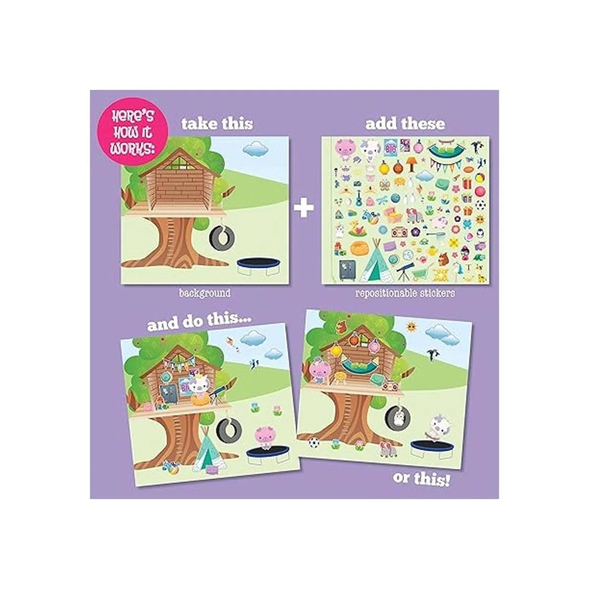 Crafttastic Pegatina Libro de calcomanías reutilizables_3