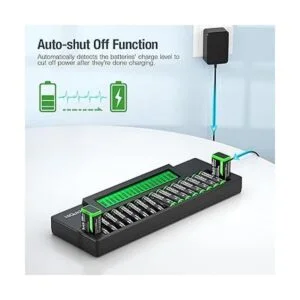 HiQuick 162 Bay Cargador de batería recargable de carga_5