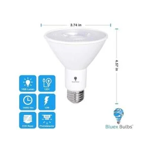 Paquete de 2 bombillas LED PAR30 de inundación del_2