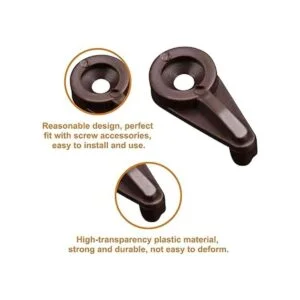 Morobor Kit de 50 clips de retención de vidrio clips de