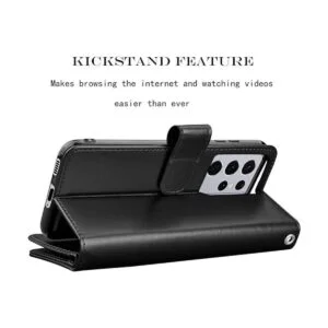 Njjex Funda tipo cartera para Samsung Galaxy S21 5G para_5