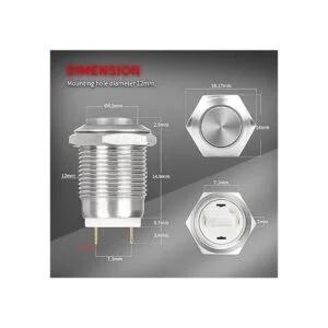 DaierTek Interruptor de botón de encendido y apagado_4