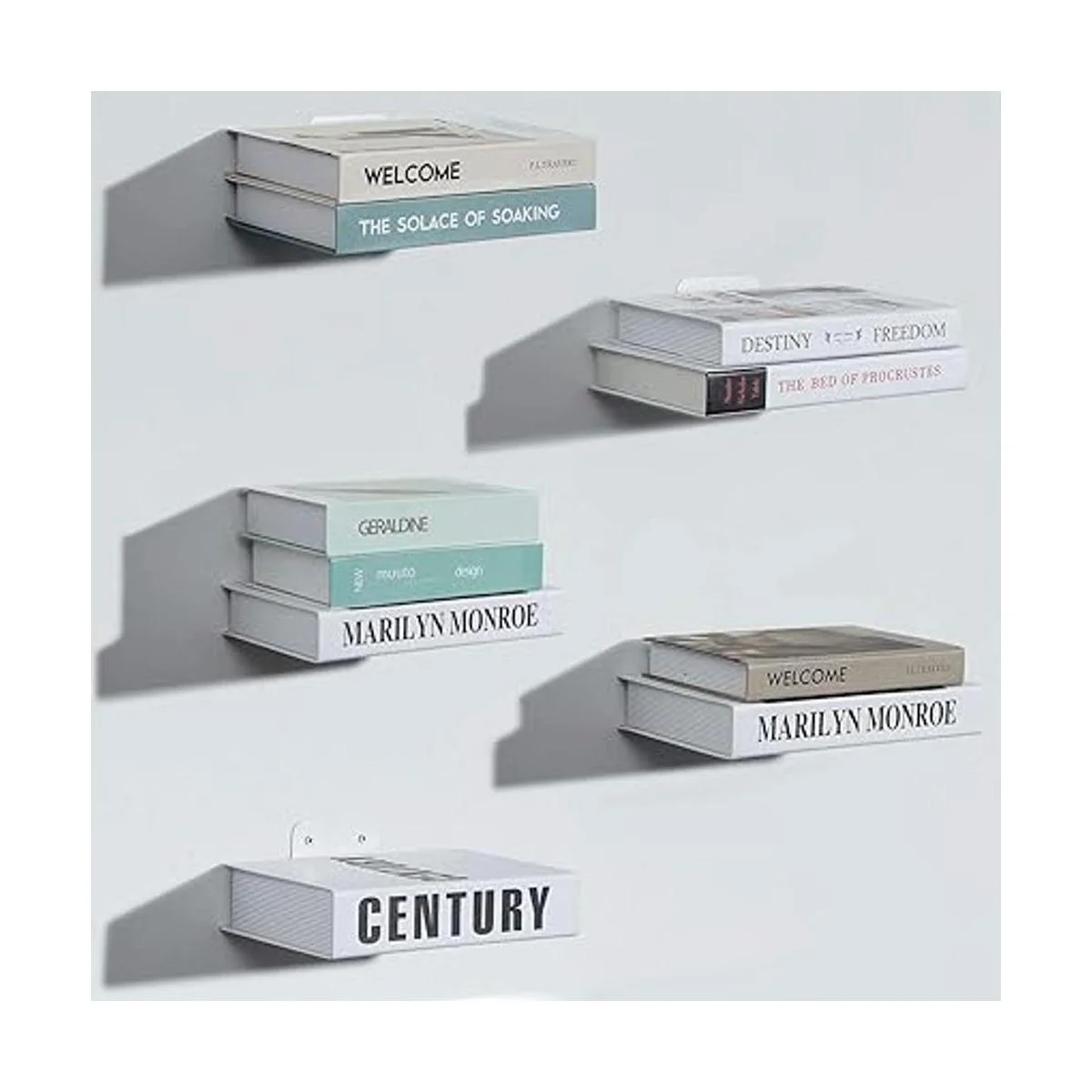 Estantería flotante de hierro estantes flotantes