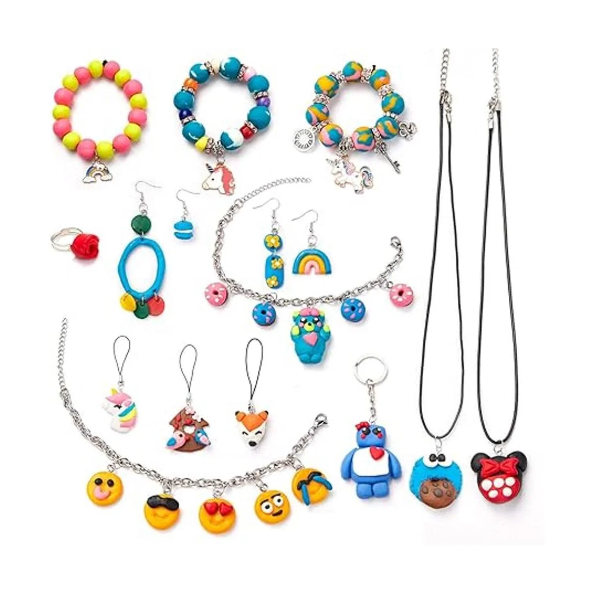 Make Your Own Clay Jewelry Kit de manualidades para hacer_2
