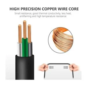 Cable de extensión de 50 pies 123 color negro_2