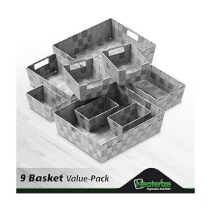 Cestas de almacenamiento tejidas para organizar juego de_6