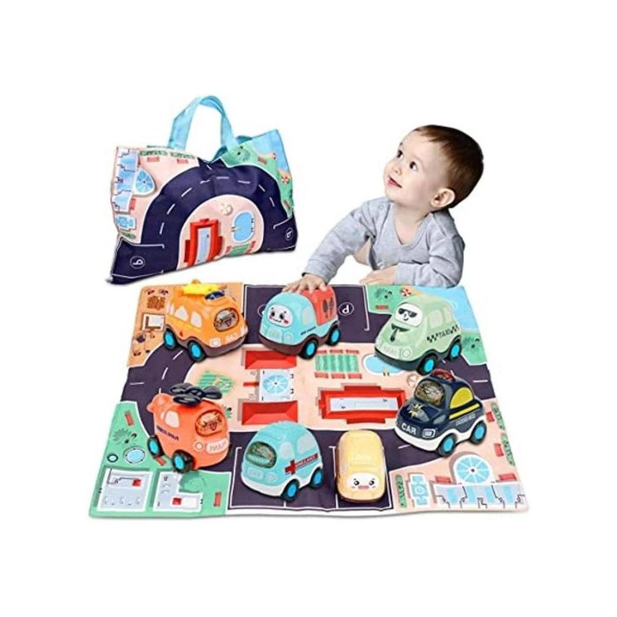 Coches de juguete para bebés para niños de 1 año 7 juegos_1