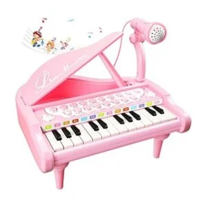 LoveMini Juguetes de piano rosa para niñas de 1 año_1