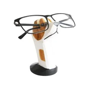 Red Dollar Soporte para anteojos de madera tallada a mano
