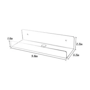 Mocoosy Paquete de 2 estantes de pared flotantes de_3