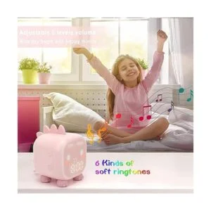 Reloj despertador despertador de dinosaurio para niñas