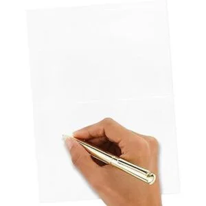 Hallmark Surtido de tarjetas de agradecimiento oro y azul_5