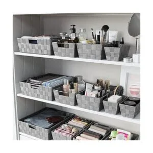 Cestas de almacenamiento tejidas para organizar juego de_2