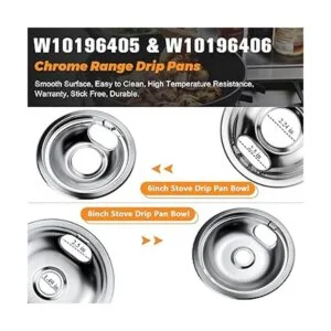 Kit de sartenes de goteo W10196405 W10196406 de Blutoget