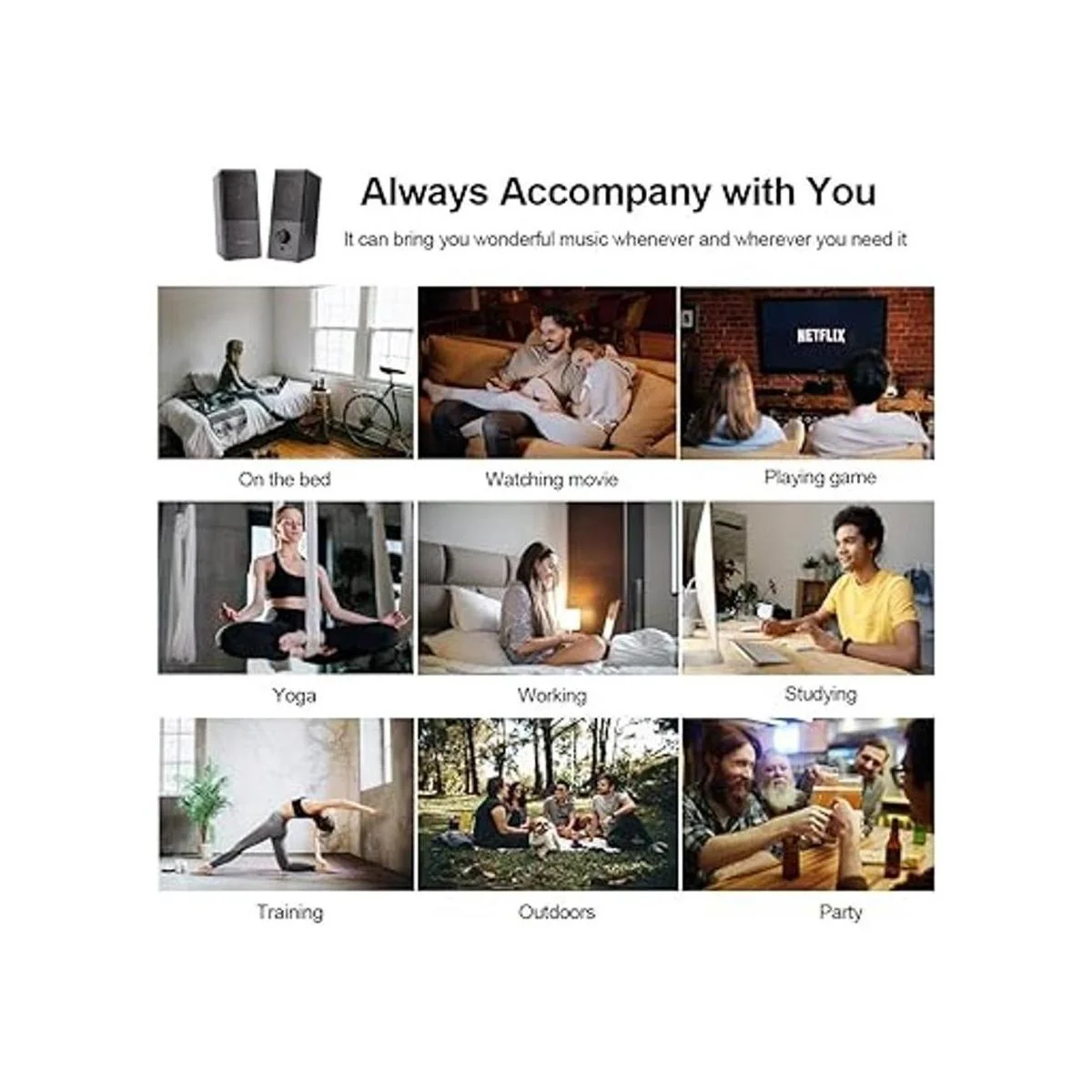 ROSON Altavoz de computadora altavoz de tamaño compacto_6