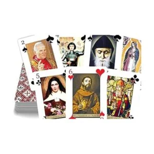 Holy Playing Cards Tarjetas premium con The Saints_2
