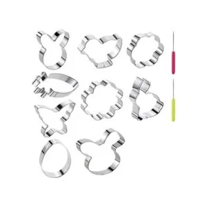 Kasmoire Juego de 9 piezas de cortador de galletas de_1