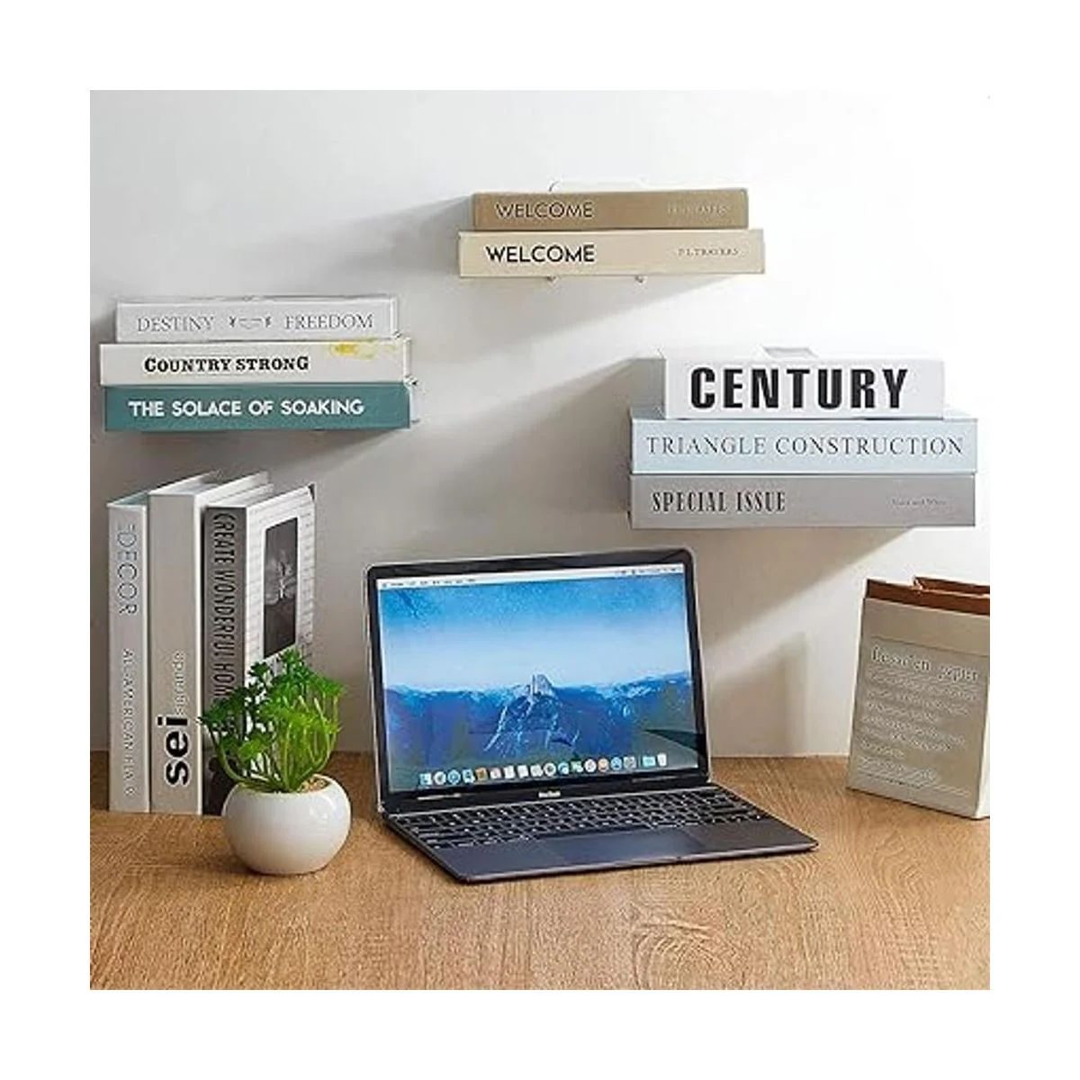 Estantería flotante de hierro estantes flotantes