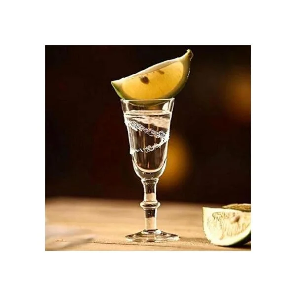 Cordial Vasos de chupito de vidrio sin plomo de 1 onza