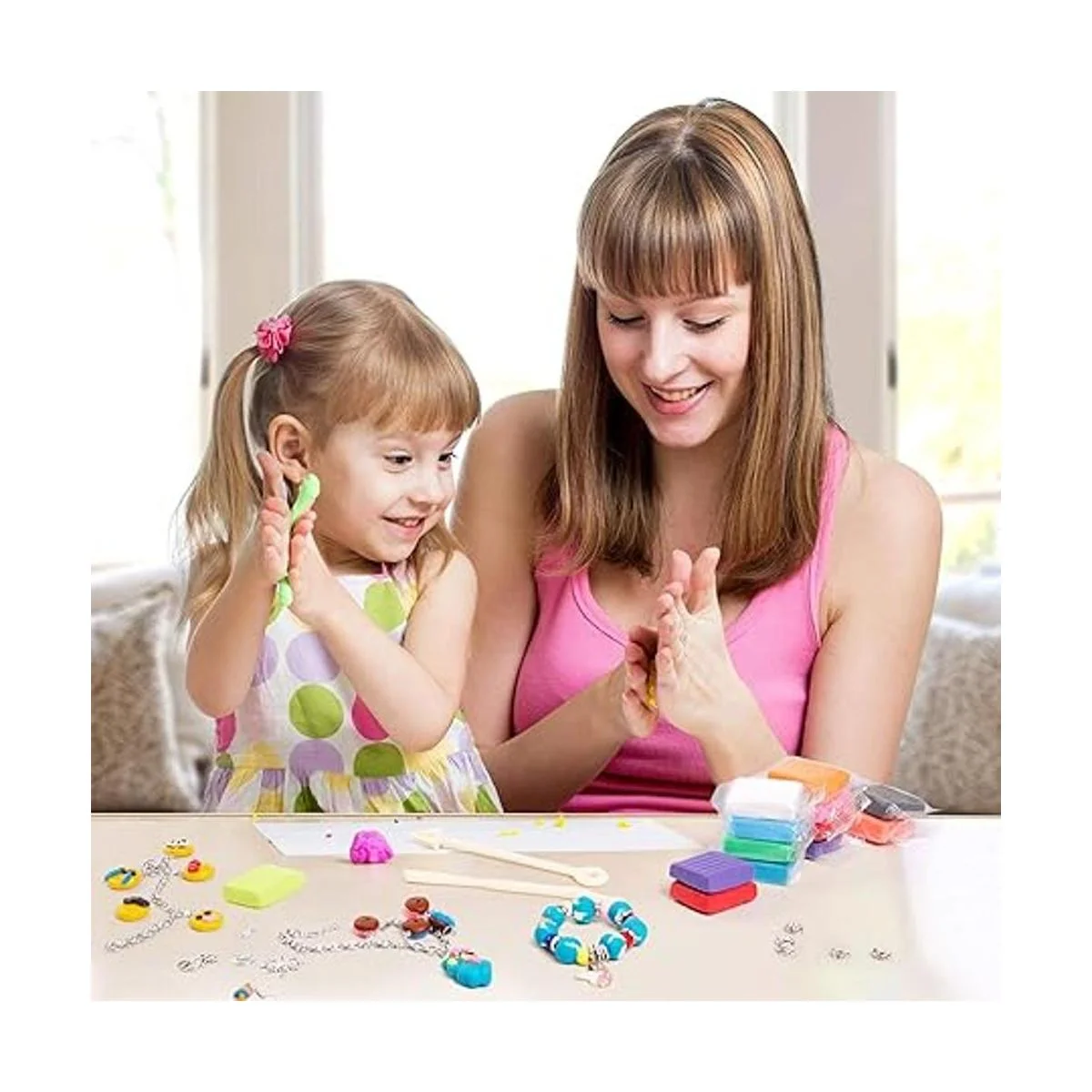 Make Your Own Clay Jewelry Kit de manualidades para hacer_6