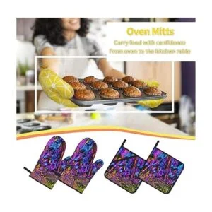 Juego de manoplas y soportes para ollas de cristal de_6