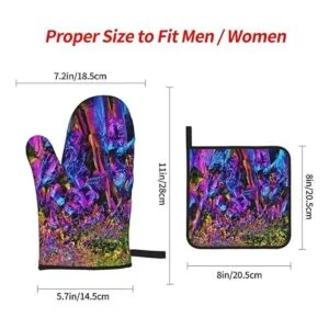 Juego de manoplas y soportes para ollas de cristal de_4