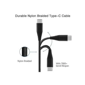 Cable USB C a USB C de 6 pies paquete de 2 unidades para_4