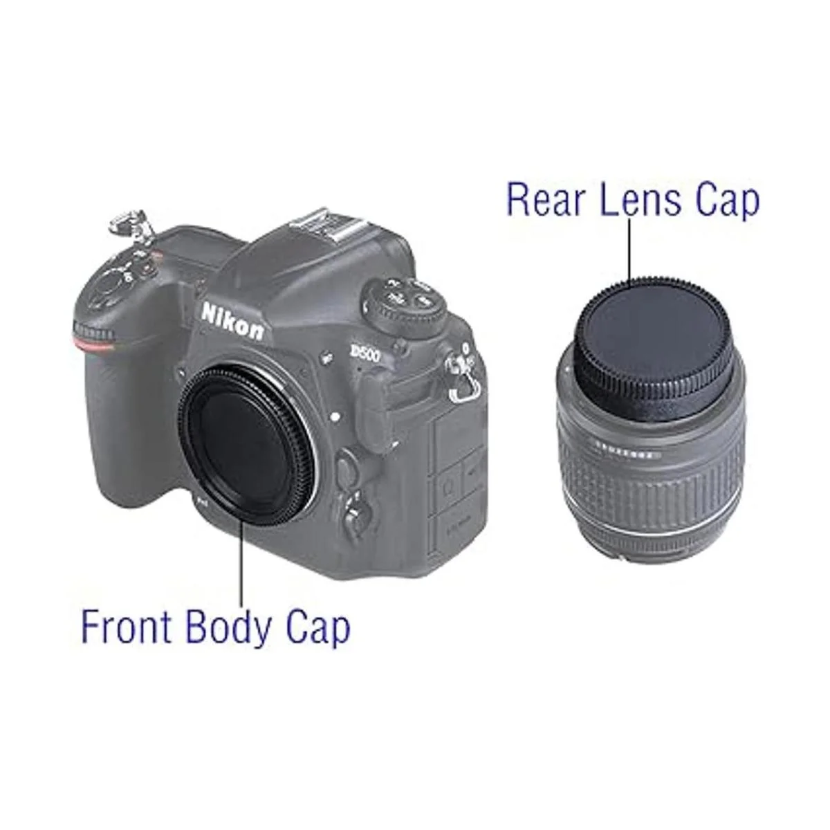 Tapa del cuerpo de la cámara y cubierta trasera para Nikon_5