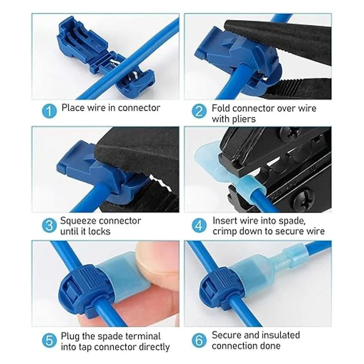 Juego de terminales conectores de cable TTap terminales_3
