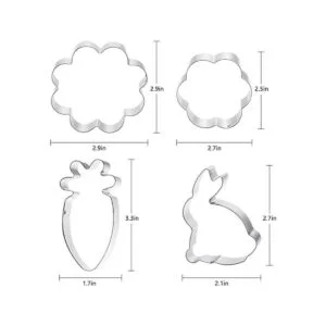 Kasmoire Juego de 9 piezas de cortador de galletas de_3