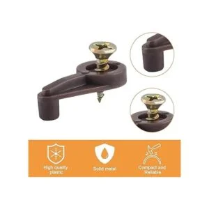 Morobor Kit de 50 clips de retención de vidrio clips de