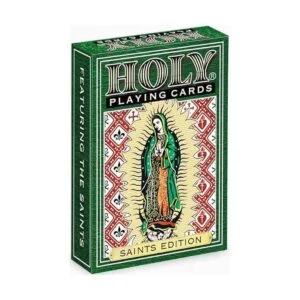 Holy Playing Cards Tarjetas premium con The Saints_1