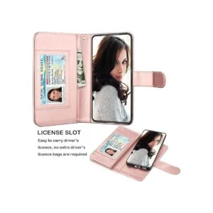 Njjex Funda tipo cartera para Samsung Galaxy S21 Plus 5G_3